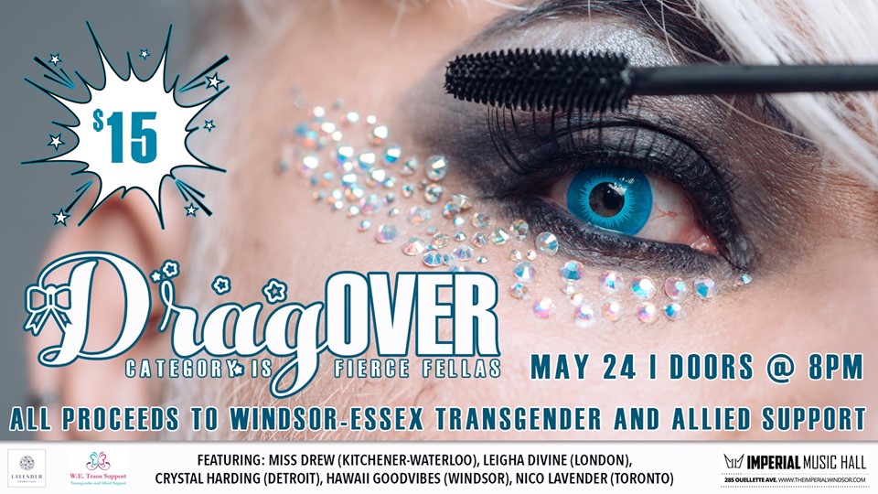 QueerEvents.ca - Windsor event listing - DragOver - event banner