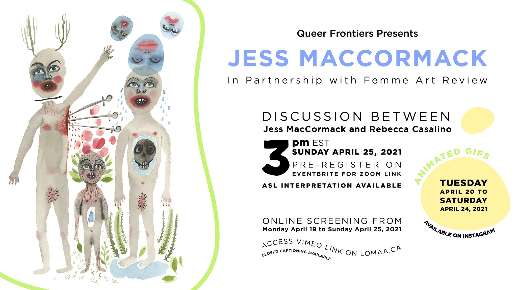 QueerEvents.ca- Community Event Listing - London - Queer Frontiers - Jess Maccormack