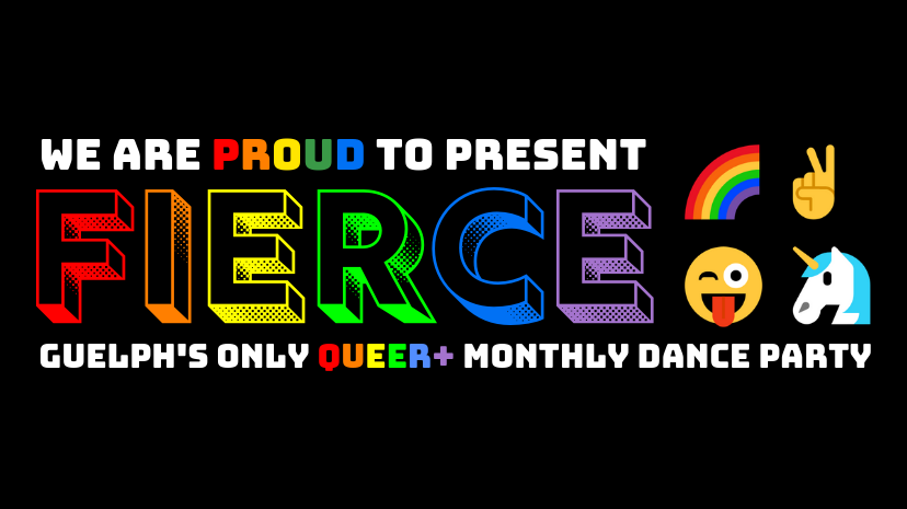 QueerEvents.ca - Guelph event listing - Fierce! Monthly Dance Party 