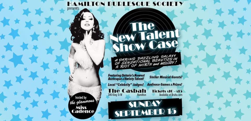 QueerEvents.ca - Hamilton event listing - New Talent Showcase - Burlesque Society Show
