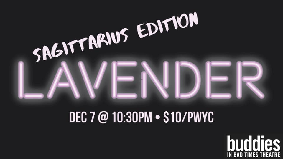 QueerEvents.ca - Toronto event listing - Lavender - Dance Party - December Event