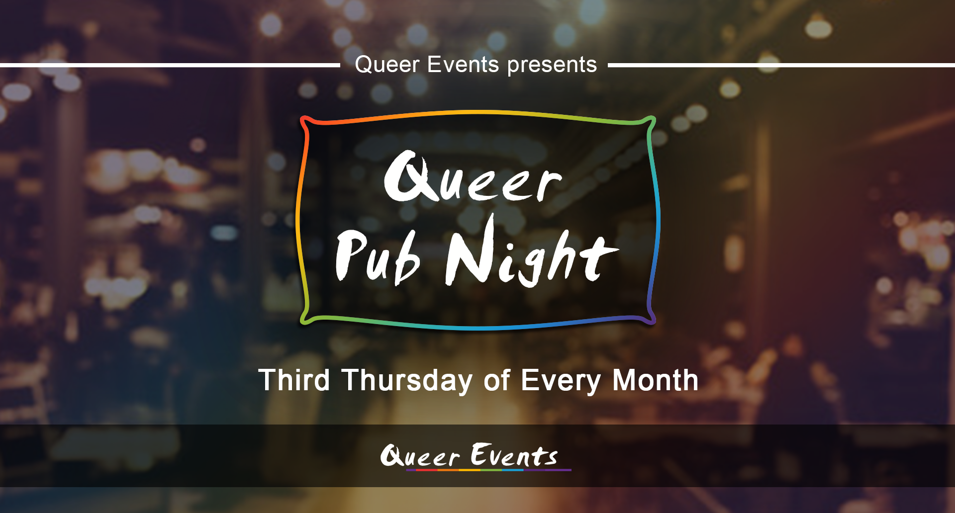 QueerEvents.ca - London event listing - QE presents Queer Pub Night