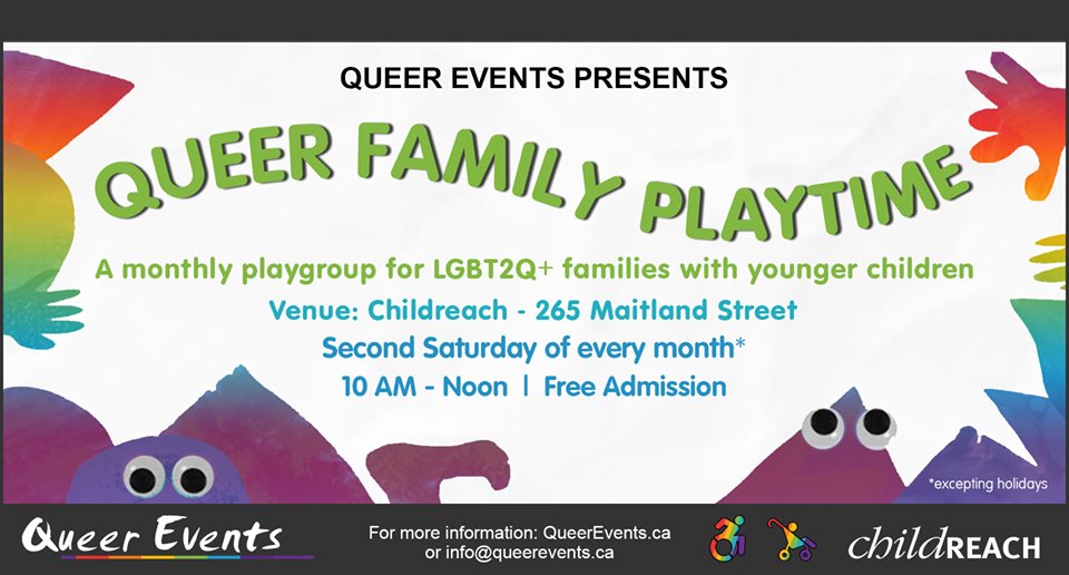 QueerEvents.ca - London event listing - QE Event Series - Queer family playtime