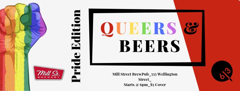 QueerEvents.ca - Ottawa event listing - Queers & Beers - Pride 2019