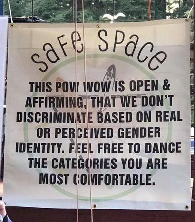 QueerEvents.ca - 2Spirit Pow-wow Sign - Siletz 