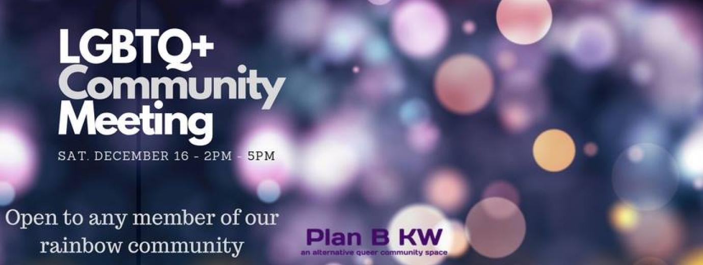 QueerEvents.ca - Plan B - Open LGBT Meeting - event banner