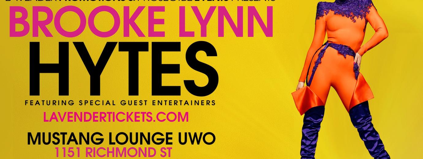 QueerEvents.ca - London event listing - Brooke Lynn Hytes Live in London - event banner