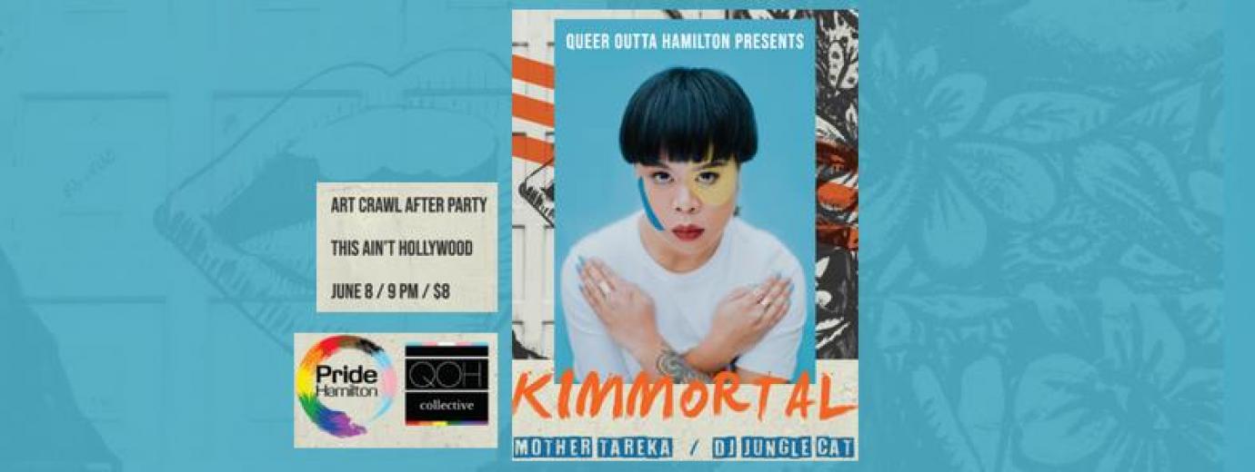 QueerEvents.ca - hamilton pride - Kimmortal event banner
