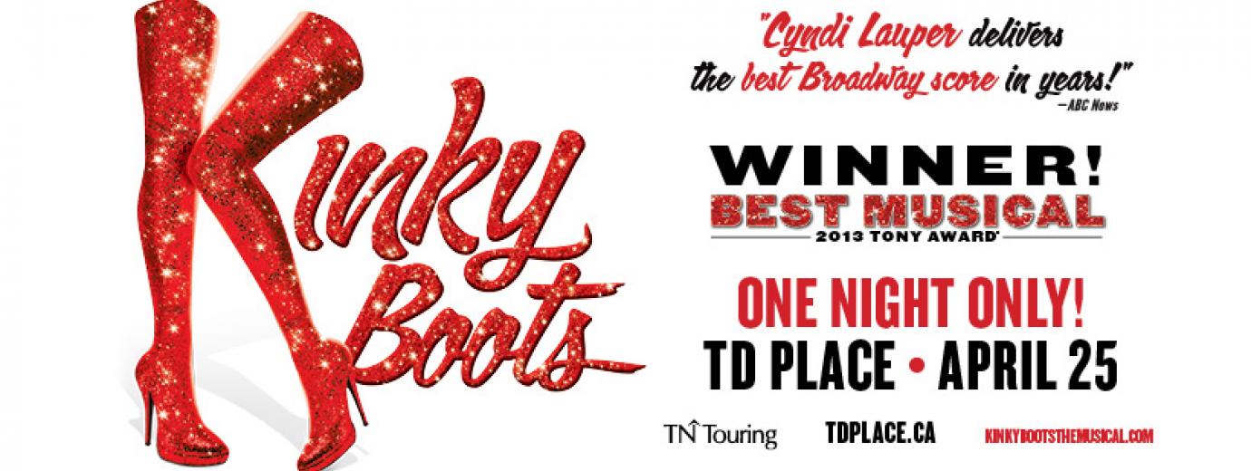 QueerEvents.ca - Event Listing Banner - Ottawa - Kinky Boots