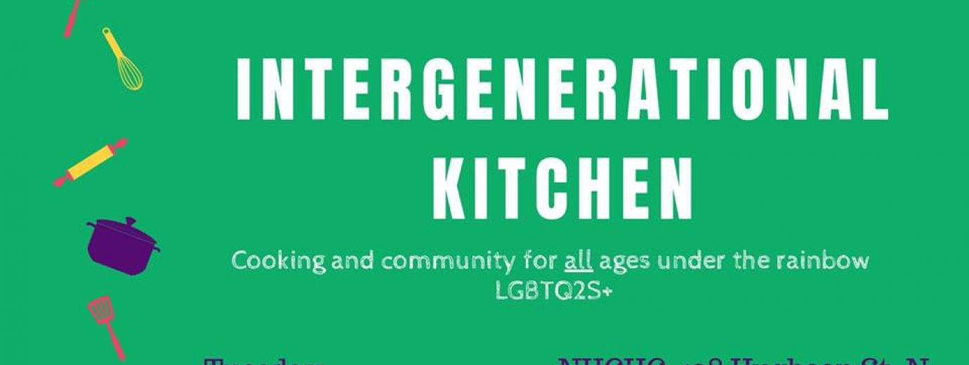 QueerEvents.ca - Hamilton event listing - Intergenerational Kitchen event banner