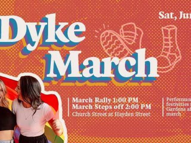 QueerEvents.ca - Toronto event listing - Dyke March 2019 event banner