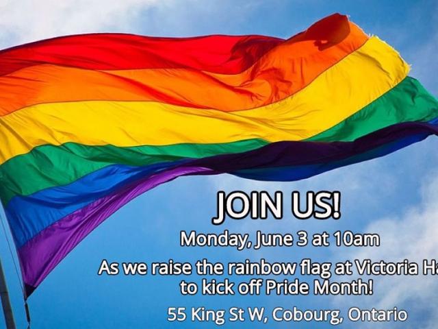 QueerEvents.ca - Cobourg - Flag Raising Pride 2019