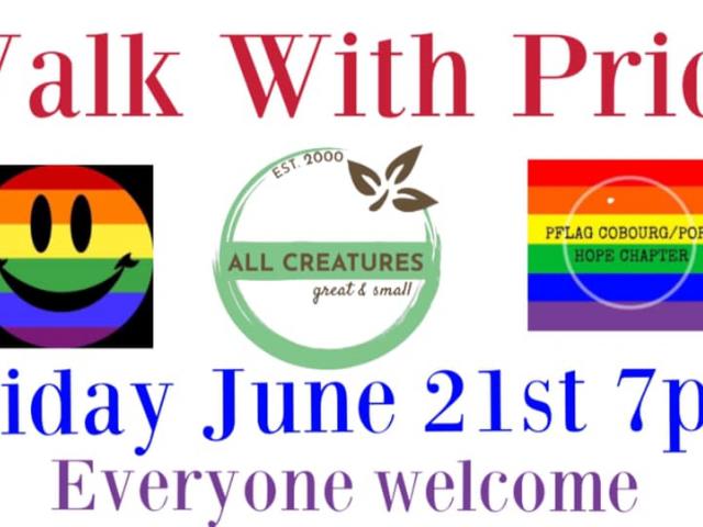 QueerEvents.ca - Cobourg - Pride Pet Walk