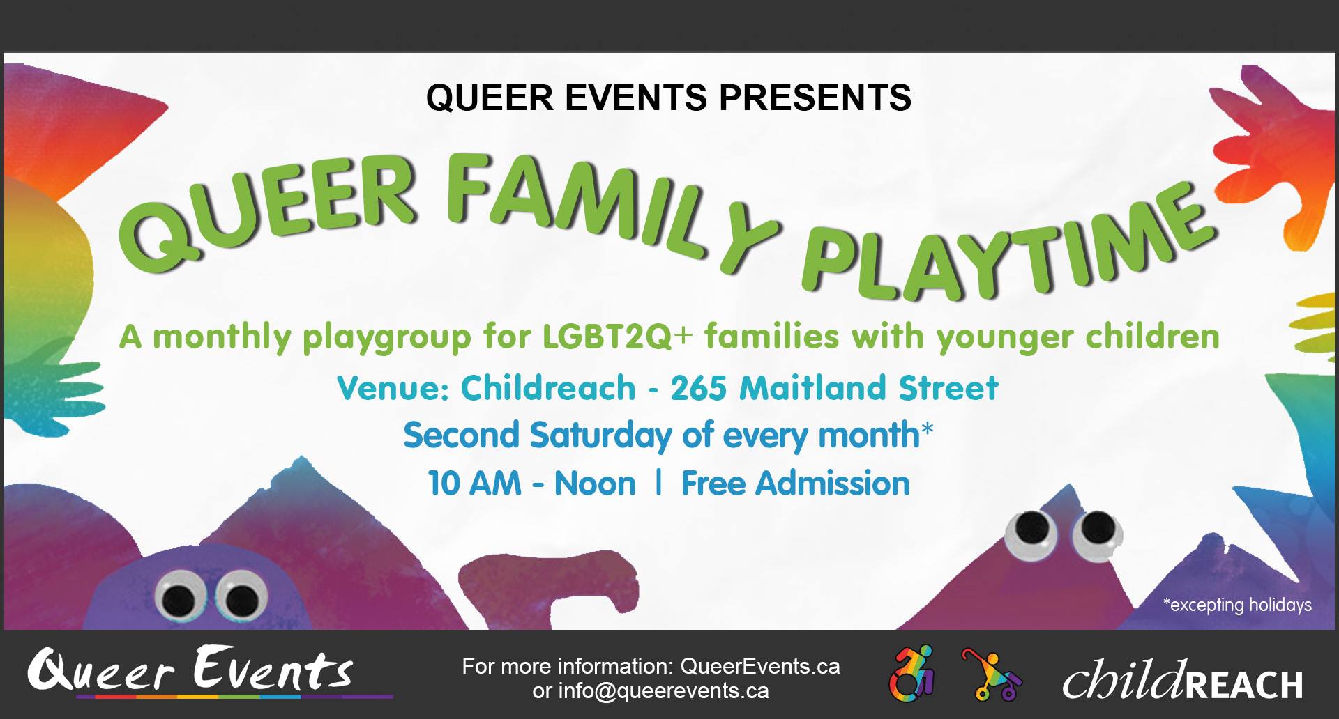 Queer Events presensts Queer Family Playtime