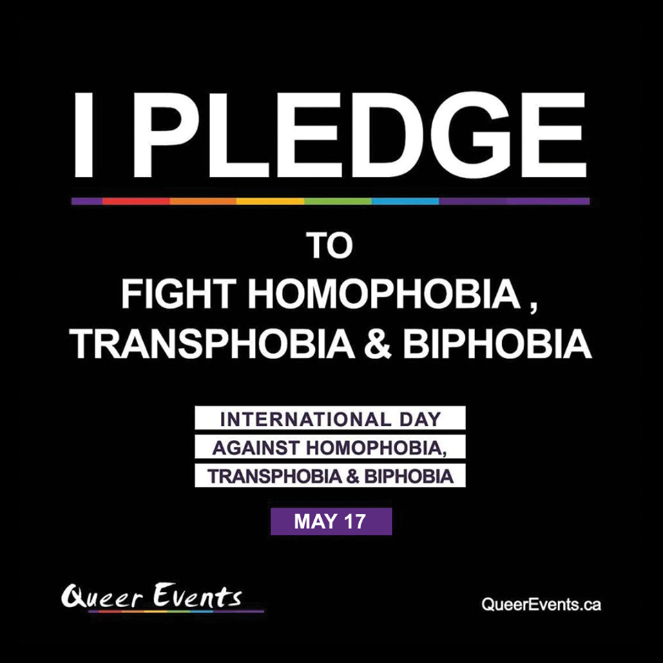 IDAHOT image - pledge to end discrimination