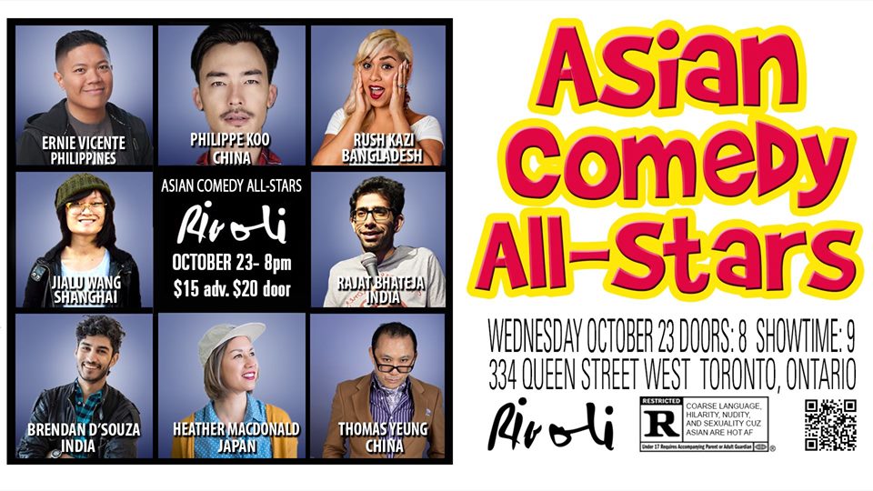 QueerEvents.ca - Toronto event listing - Asian Comedy All-Stars
