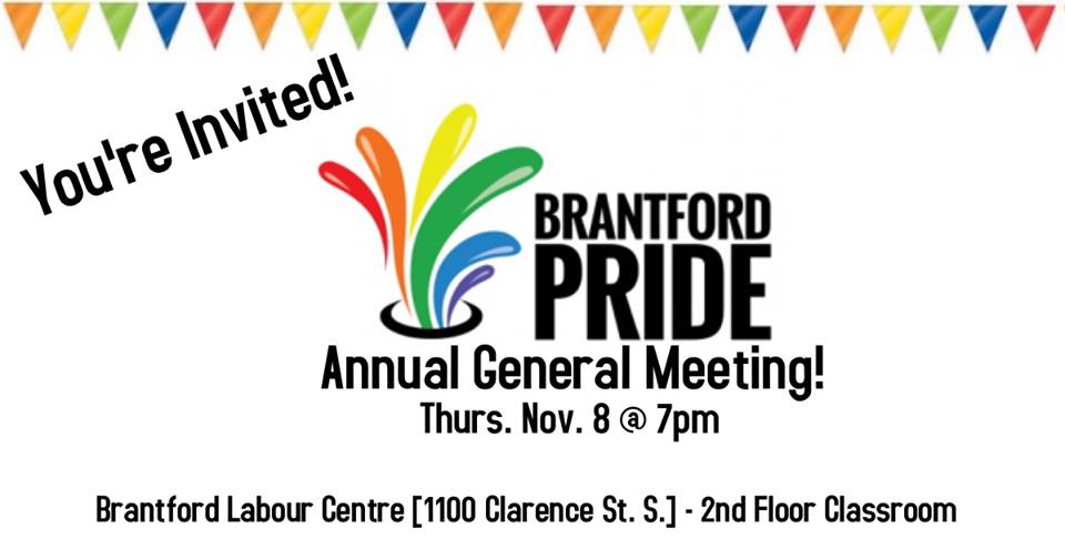 QueerEvents.ca - Brantford event listing - Pride AGM