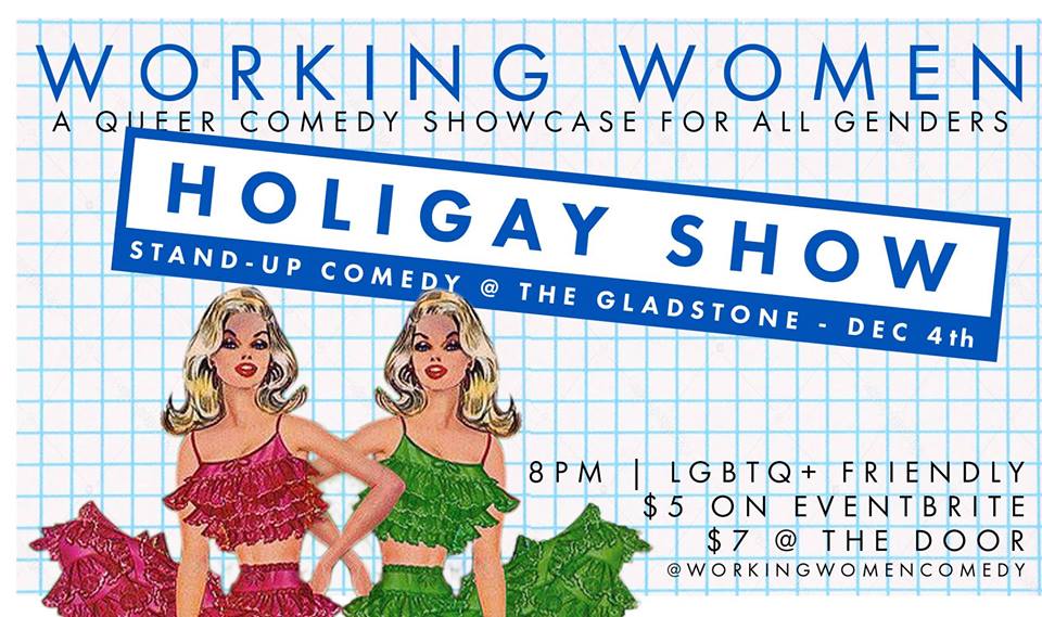 QueerEvents.ca - Ottawa event listing - Working Women Comedy Show