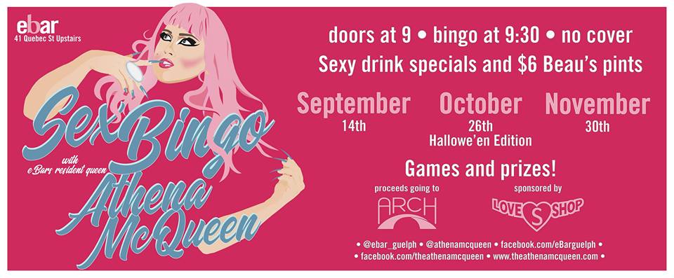 QueerEvents.ca - Guelph event listing - Sex Bingo
