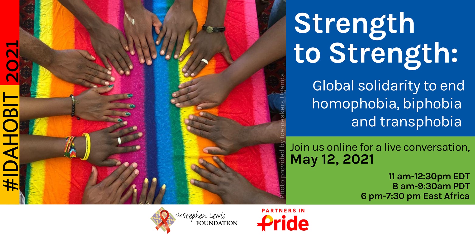 QueerEvents.ca- Community Event Listing - stephen lewis foundation - idahot 2021