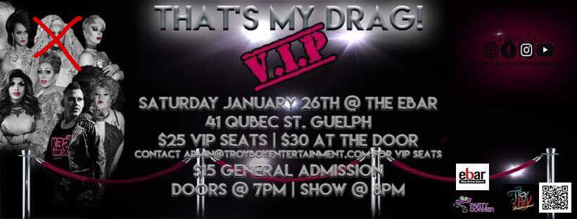 QueerEvents.ca- Guelph - Event Listing - Thats My Drag VIP
