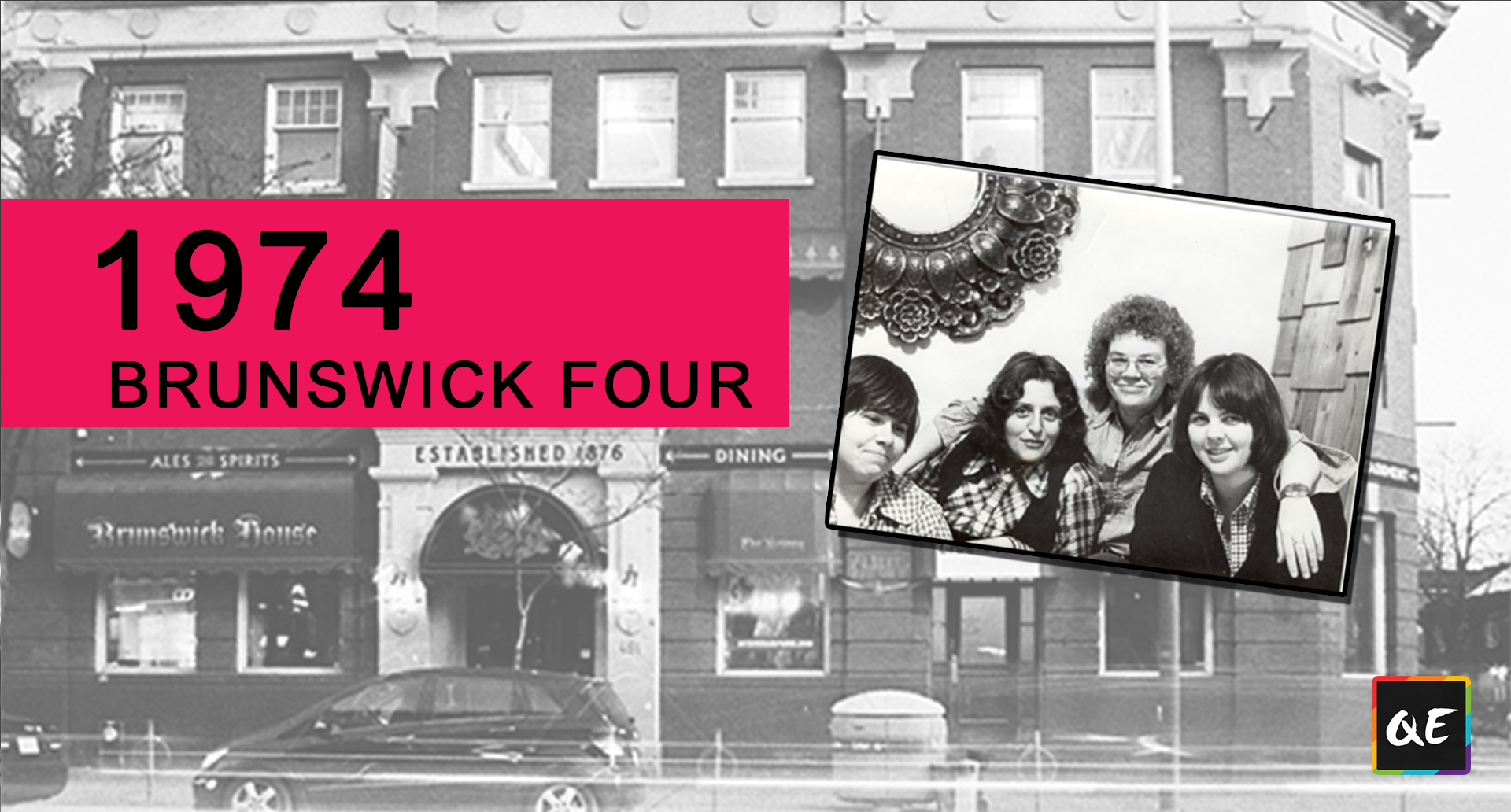 QueerEvents.ca - History - Protests in Canadian LGBT2Q+ History: Brunswick Four 1974