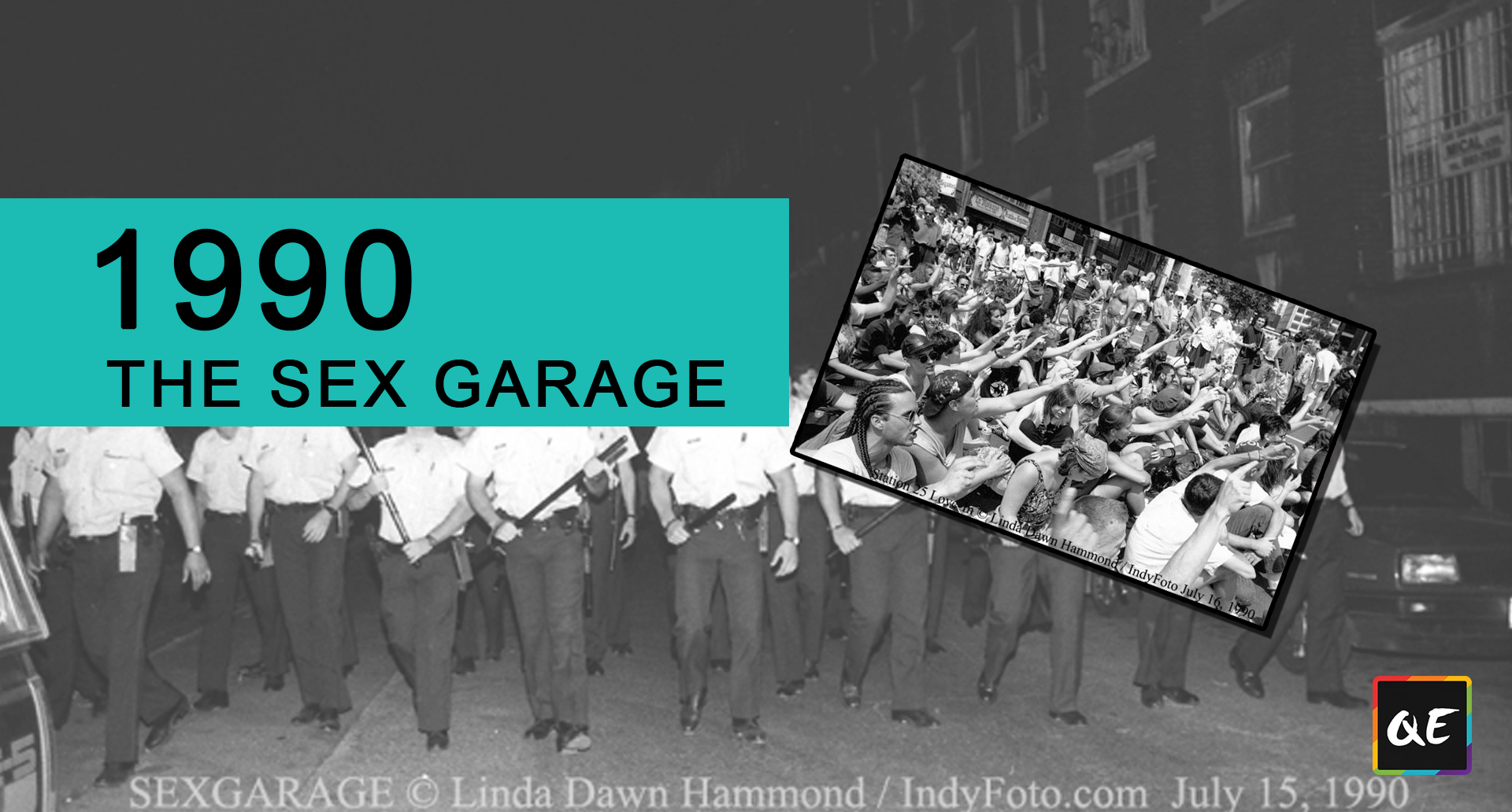 QueerEvents.ca - History - Protests in Canadian LGBT2Q+ History: Montreal Sex Garage Raids 1990