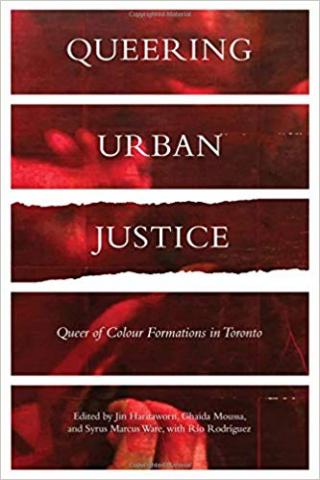 QueerEvents.ca - queer book listing - queering urban justice book cover image