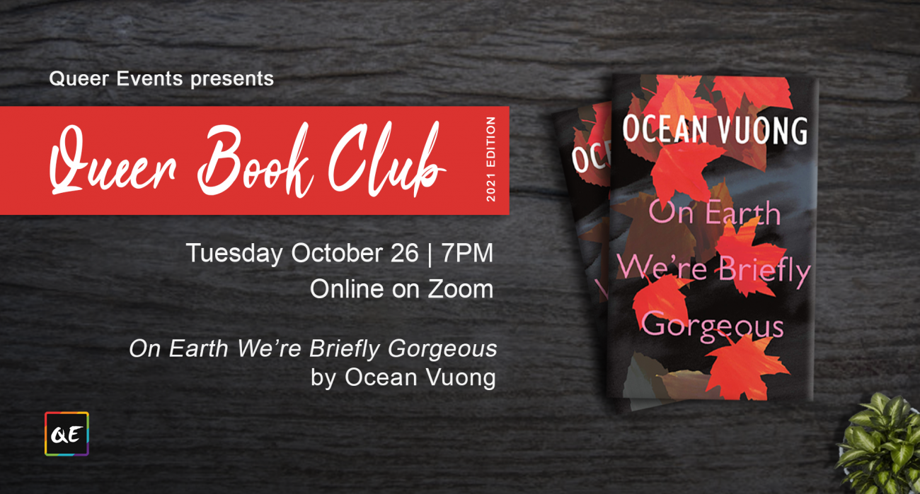 QueerEvents.ca - queer virtual book club october edition