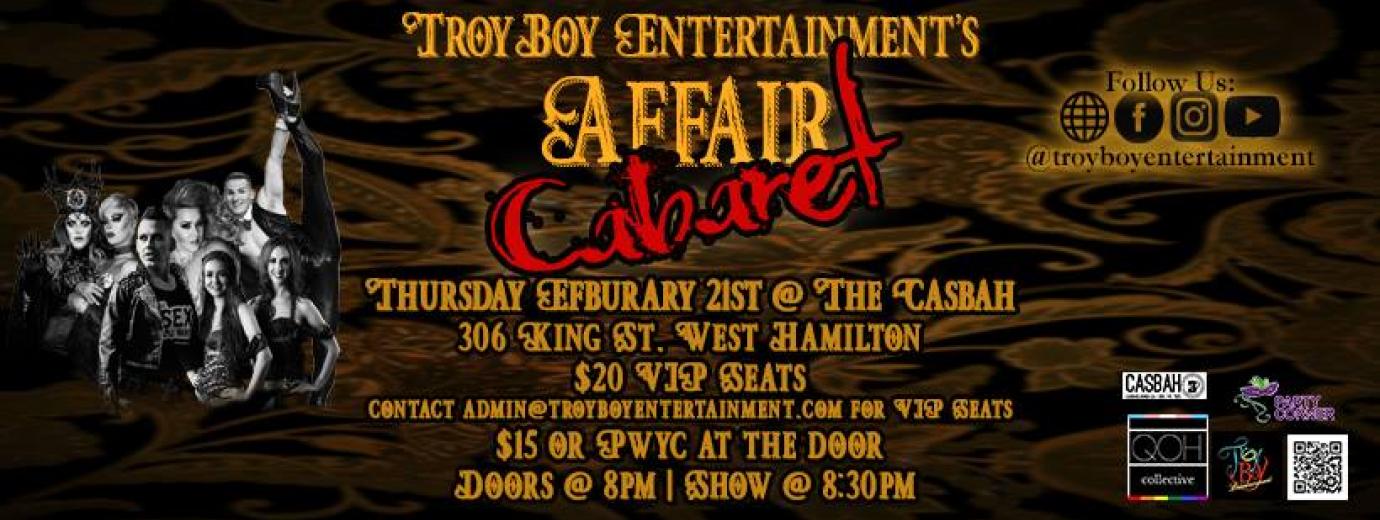 QueerEvents.ca - Hamilton event listing - Affair Cabaret