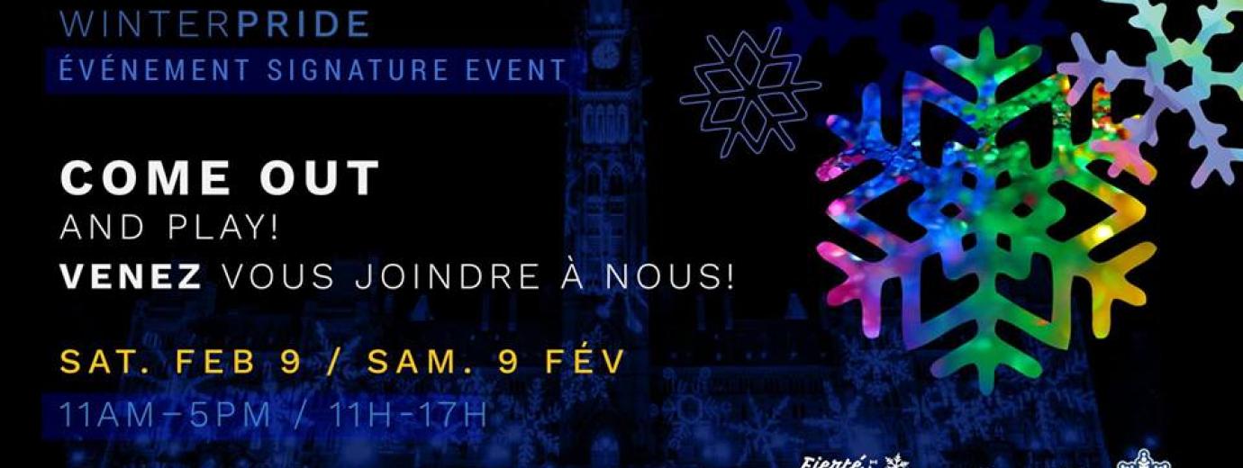 QueerEvents.ca - Ottawa winter pride event listing - Come out and play!
