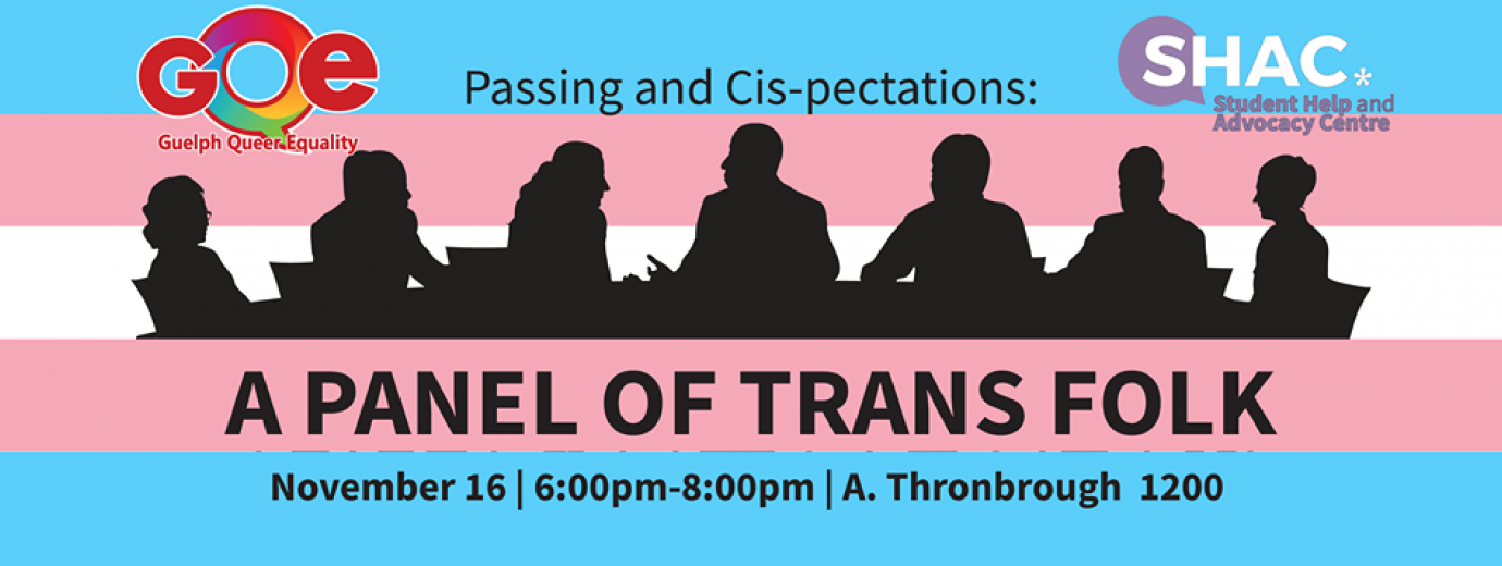 QueerEvents.ca - Guelph event listing - Panel for Trans Folk