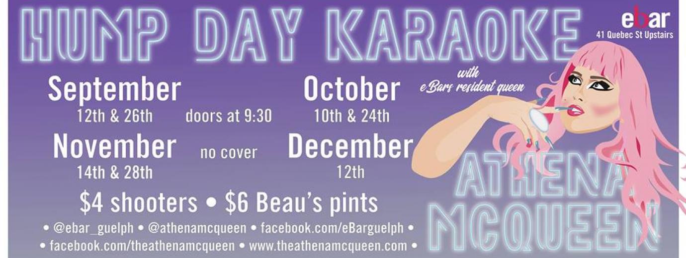 QueerEvents.ca - Guelph event listing - Hump Day Karaoke