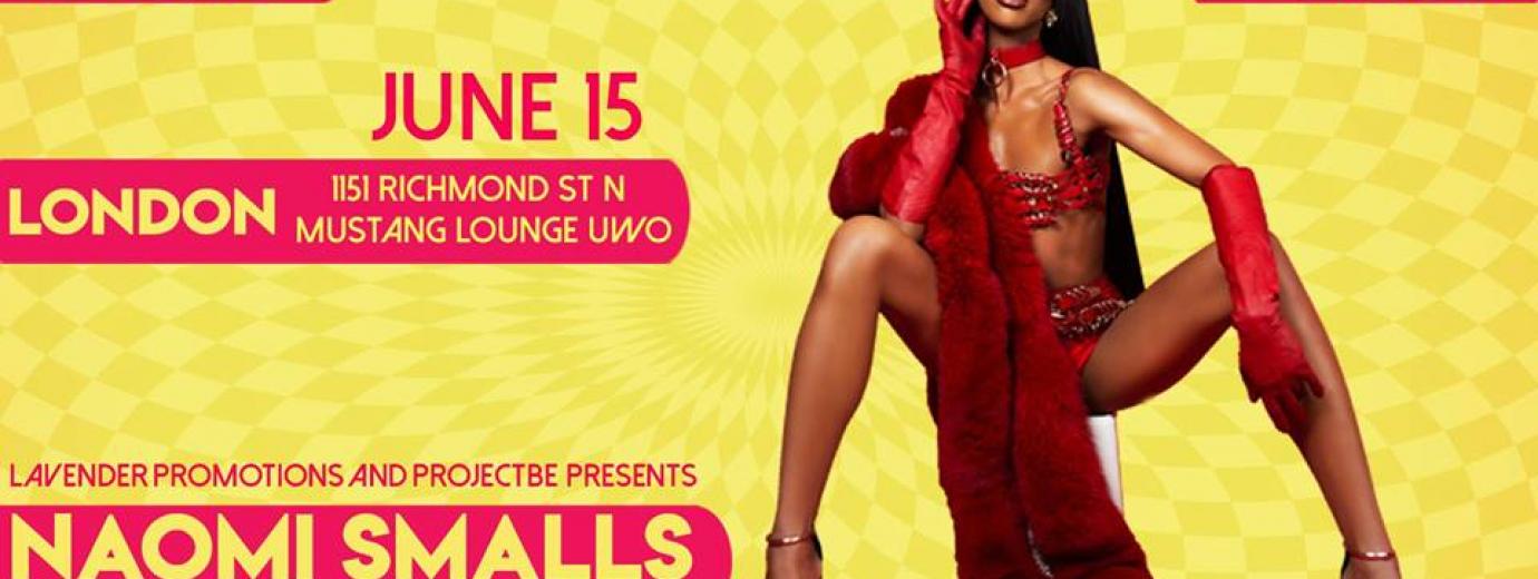QueerEvents.ca - london event listing - Naomi Smalls drag show