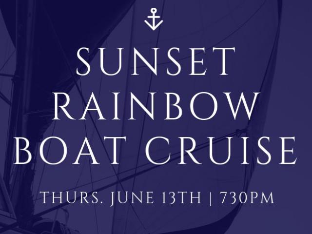 QueerEvents.ca - Brantford event listing - Sunset Rainbow Boat Cruise