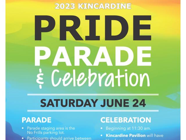 queerevents.ca - pride event listing - kincardine pride 2023 poster